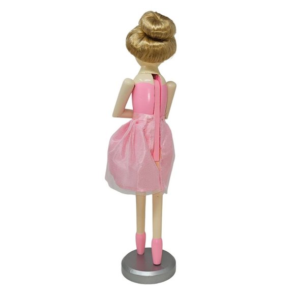Pink Ballerina Dancer Dance 16" Wood Nutcracker, Christmas Gift - Picture 4 of 4